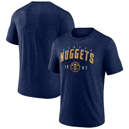 Denver Nuggets Backboard Tri-Blend T-Shirt sale - Navy online