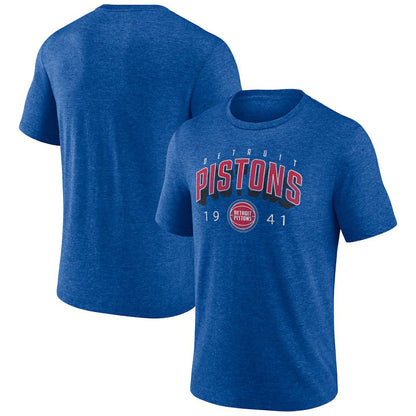 Detroit Pistons Backboard Tri-Blend T-Shirt sale - Blue cheap