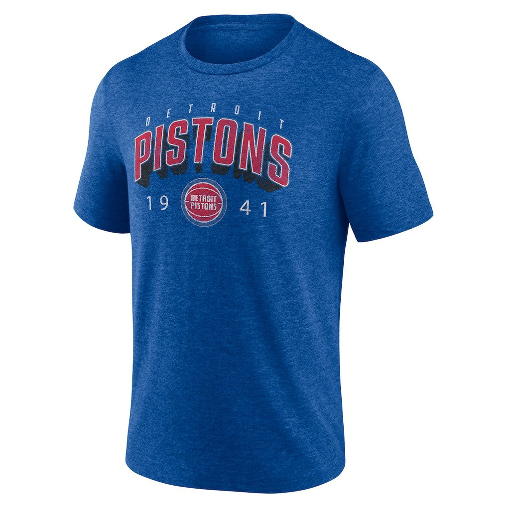 Detroit Pistons Backboard Tri-Blend T-Shirt sale - Blue cheap