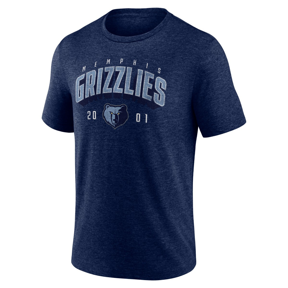 Memphis Grizzlies Backboard Tri-Blend T-Shirt - Navy on sale