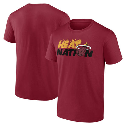 Miami Heat Announcer T-Shirt - Red on sale