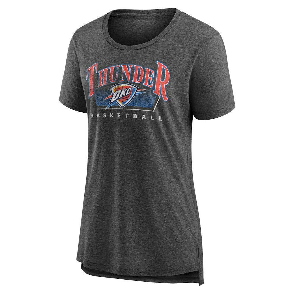 Oklahoma City Thunder Women's Selection Tri-Blend T-Shirt - Gray on sale