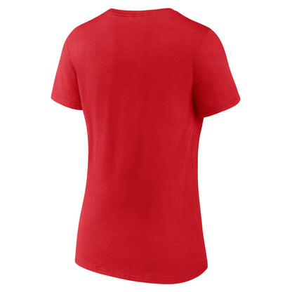 Portland Trail Blazers Women's Team Pride V-Neck T-Shirt - Red outlet