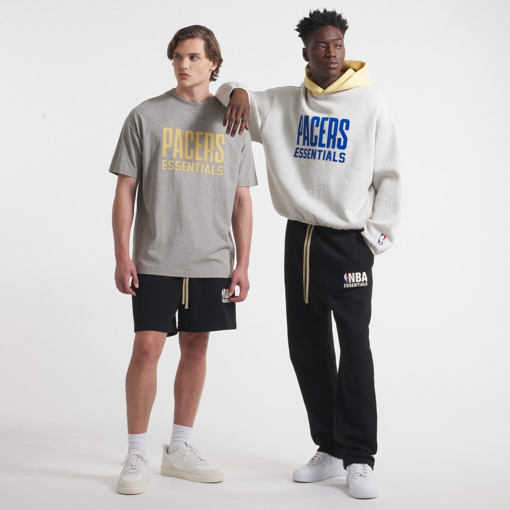 Indiana Pacers Unisex NBA Paris x ESSENTIALS T-Shirt - Gray sale