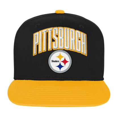 Pittsburgh Steelers Outerstuff Youth Essentials Snapback Hat - Black sale