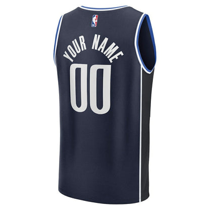Dallas Mavericks Fast Break Custom Jersey sale - Statement Editi- Navy | Fanatics outlet
