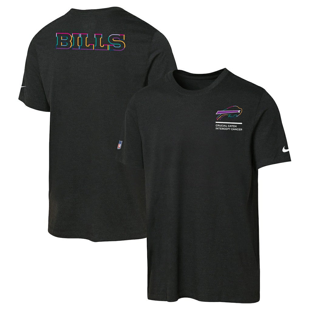 Buffalo Bills Youth 2025 NFL Crucial Catch Tri-Blend Dri-FIT T-Shirt - Black | Nike sale