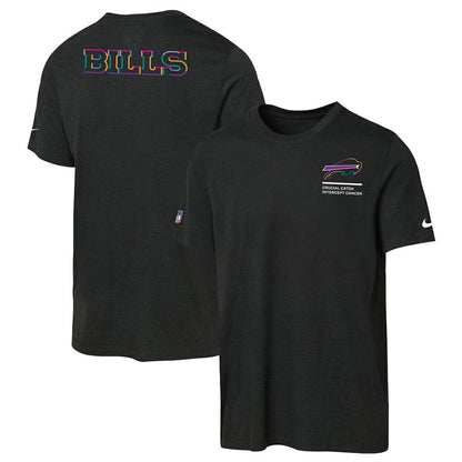 Buffalo Bills Youth 2025 NFL Crucial Catch Tri-Blend Dri-FIT T-Shirt - Black | Nike sale