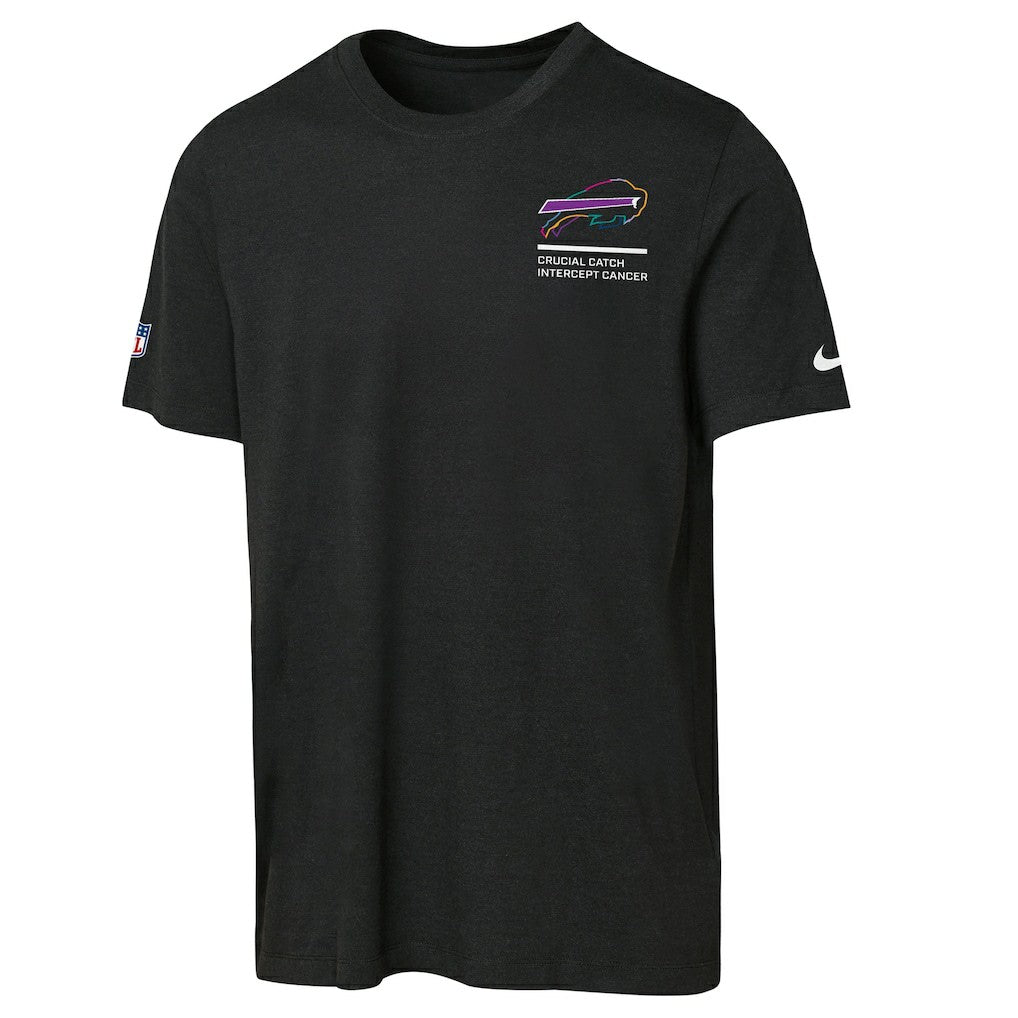 Buffalo Bills Youth 2025 NFL Crucial Catch Tri-Blend Dri-FIT T-Shirt - Black | Nike sale