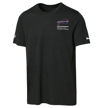 Buffalo Bills Youth 2025 NFL Crucial Catch Tri-Blend Dri-FIT T-Shirt - Black | Nike sale