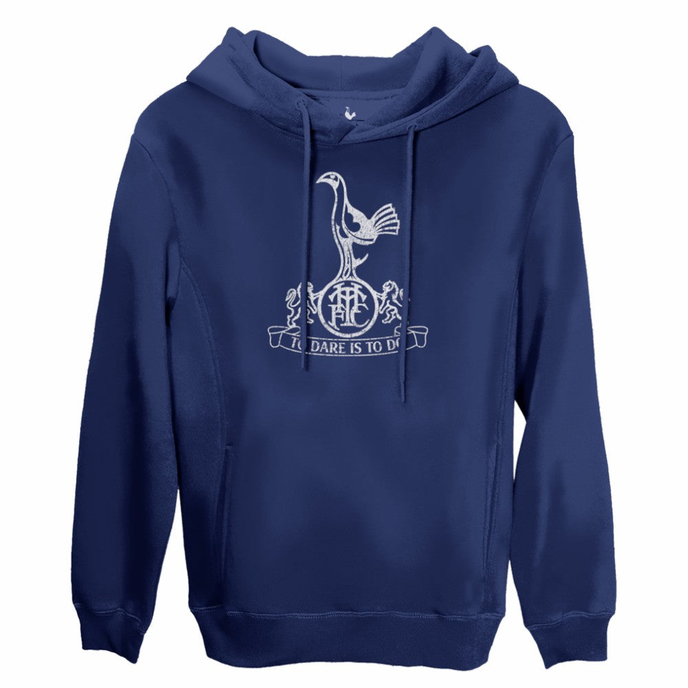 Tottenham Hotspur 1863FC Mono Badge Fleece Pullover Hoodie - Navy on sale