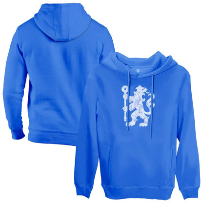 Chelsea 1863FC Lion Glyph Fleece Pullover Hoodie - Blue discount