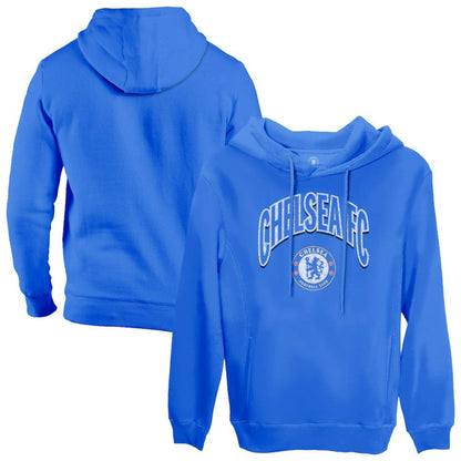 Chelsea 1863FC Retro Wordmark Pullover Hoodie - Blue for sale