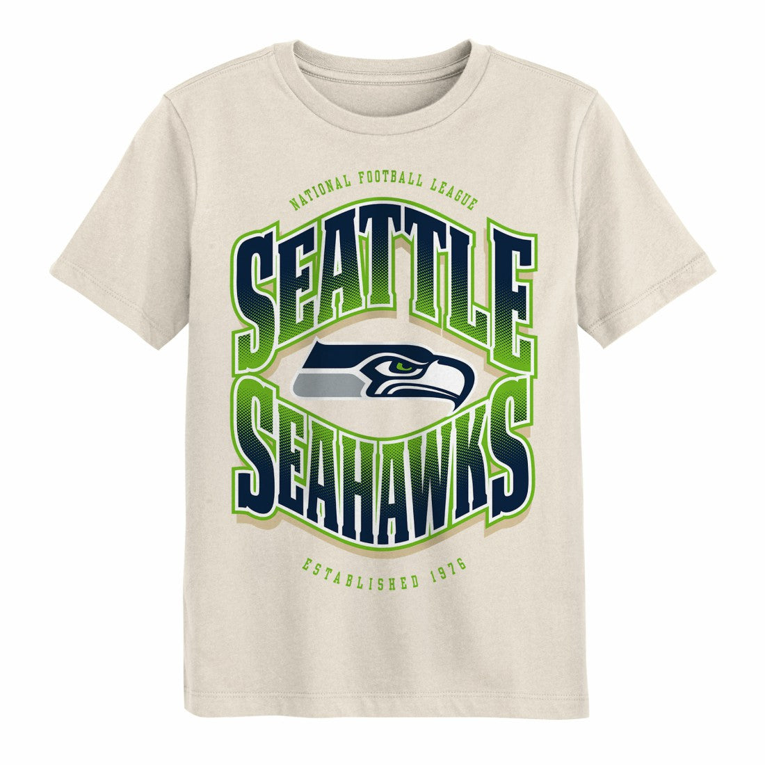 Seattle Seahawks Outerstuff Youth Huddle T-Shirt - Cream online