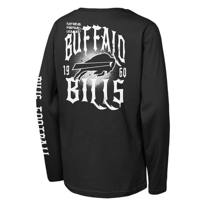 Buffalo Bills Outerstuff Youth Rumble Long Sleeve T-Shirt - Black cheap