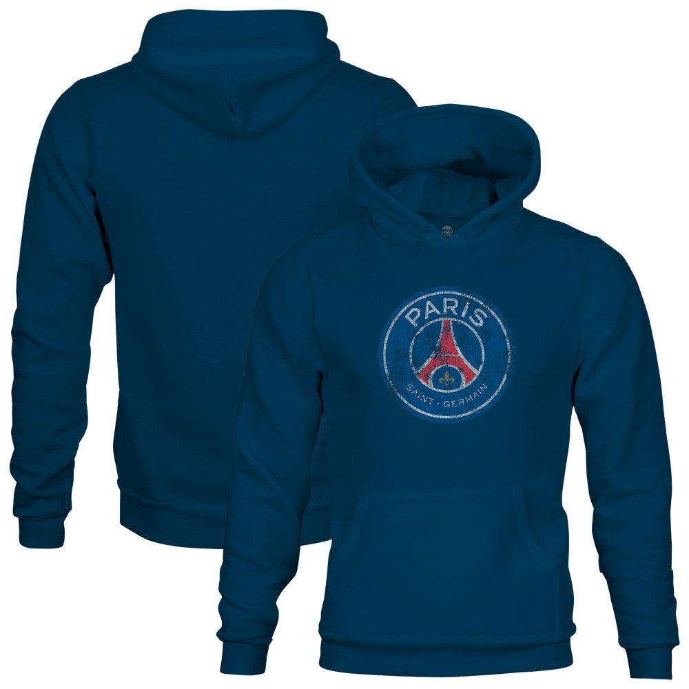 Paris Saint-Germain 1863FC Youth Color Badge Fleece Pullover Hoodie - Navy online