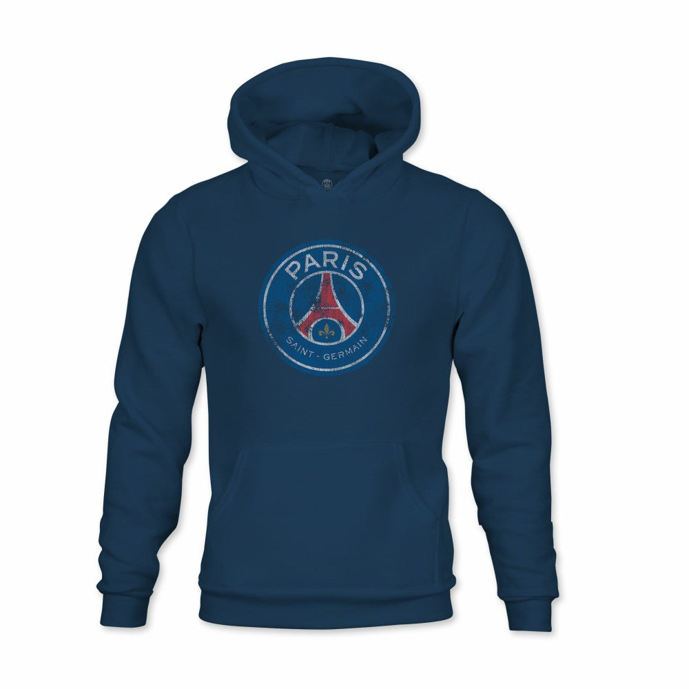 Paris Saint-Germain 1863FC Youth Color Badge Fleece Pullover Hoodie - Navy online