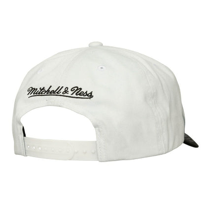Chicago Bulls Dip Dye Pro Crown Adjustable Hat - Black/White | Mitchell & Ness discount