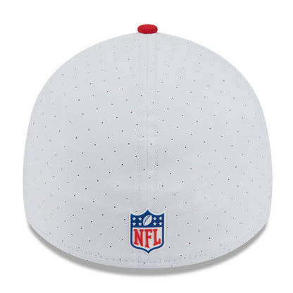 Buffalo Bills New Era 2025 NFL Training Camp Throwback Logo 39THIRTY Flex Hat - White/Red discount