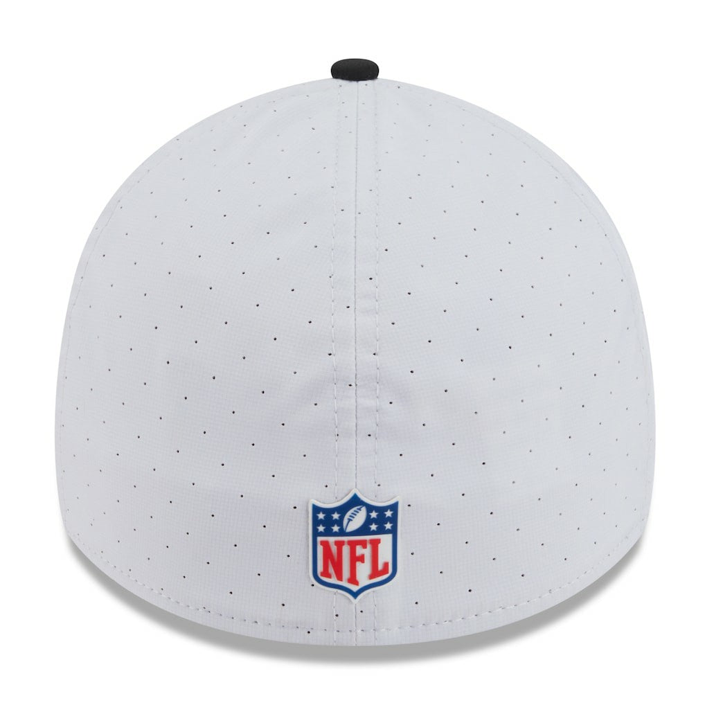 Pittsburgh Steelers New Era 2025 NFL Training Camp 39THIRTY Flex Hat - White/Black outlet