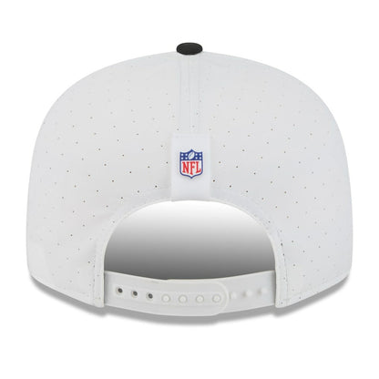 Pittsburgh Steelers New Era 2025 NFL Training Camp Split Panel 9FIFTY Snapback Hat - White/Black for sale
