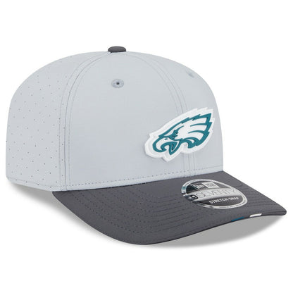 Philadelphia Eagles New Era 2025 NFL Training Camp 9SEVENTY Adjustable Hat - Gray/Graphite discount
