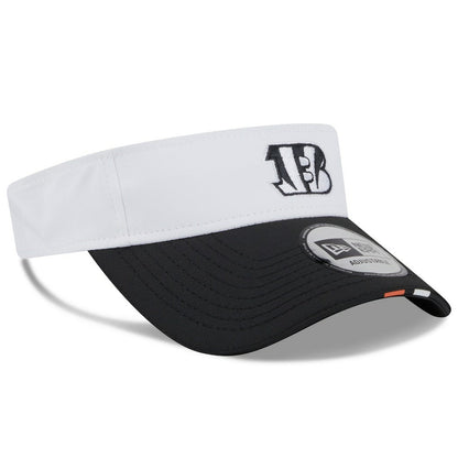 Cincinnati Bengals New Era 2025 NFL Training Camp Adjustable Visor - White/Black for sale
