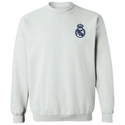 Real Madrid Vive La Fete Women's Impressions Artwork Pullover Sweatshirt - White on sale