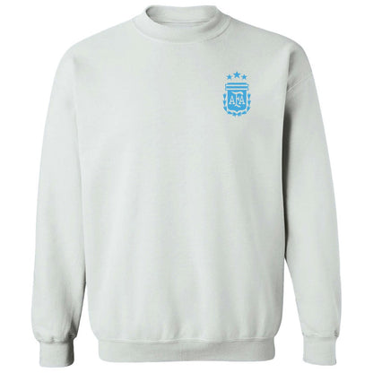 Argentina National Team Vive La Fete Women's Impressions Artwork Pullover Sweatshirt - White online