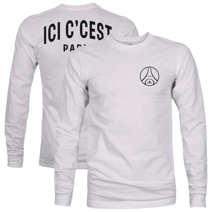 Paris Saint-Germain 1863FC Back Team Arch Long Sleeve T-Shirt - Gray outlet