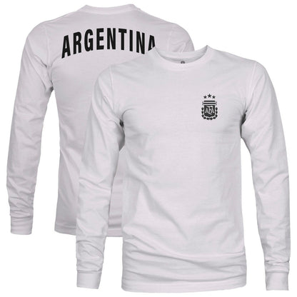 Argentina National Team 1863FC Back Team Arch Long Sleeve T-Shirt - Gray shop