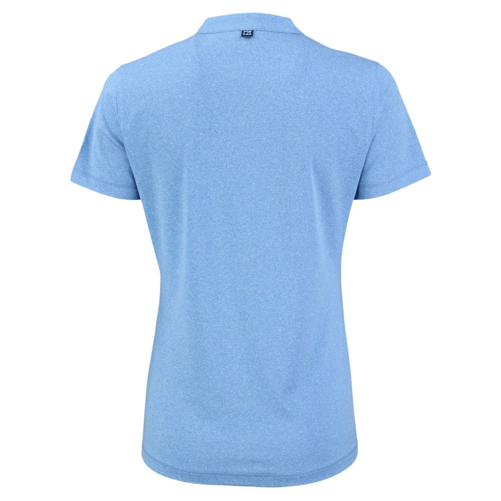 Philadelphia Phillies Cutter & Buck Forge Heathered Stretch Blade Top - Heather Powder Blue