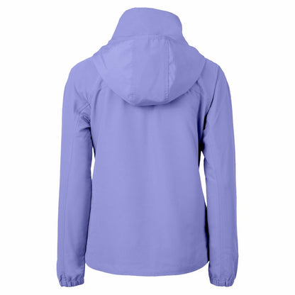 New York Mets Cutter & Buck Women's Charter Eco Recycled Full-Zip Jacket - Lavender