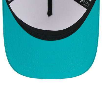 Miami Dolphins New Era Youth 2025 NFL Training Camp A-Frame 9FORTY Adjustable Hat - White/Aqua sale