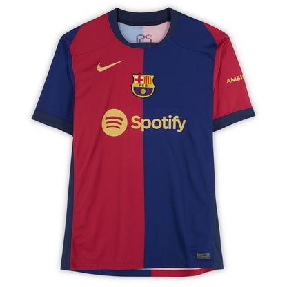 Patrick Kluivert Barcelona Autographed 2024-25 Red/Blue Home Jersey - BAS | Fanatics for sale