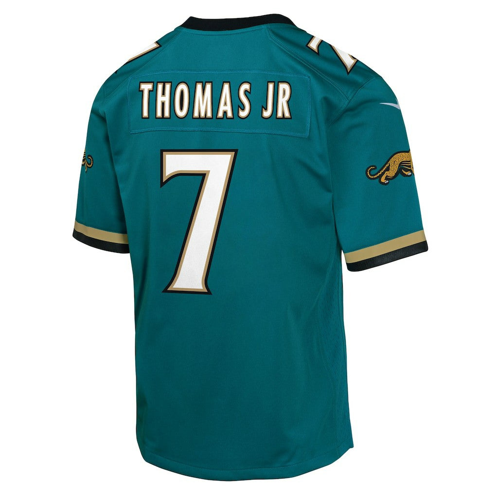 Brian Thomas Jr. Jacksonville Jaguars Youth Alternate 2 Prowler Throwback Game Jersey - Teal | Nike sale
