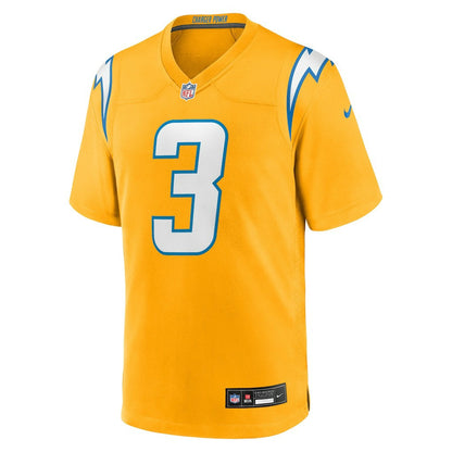 Derwin James Jr. Los Angeles Chargers Youth Alternate Charger Power Game Player Jersey - Gold | Nike cheap