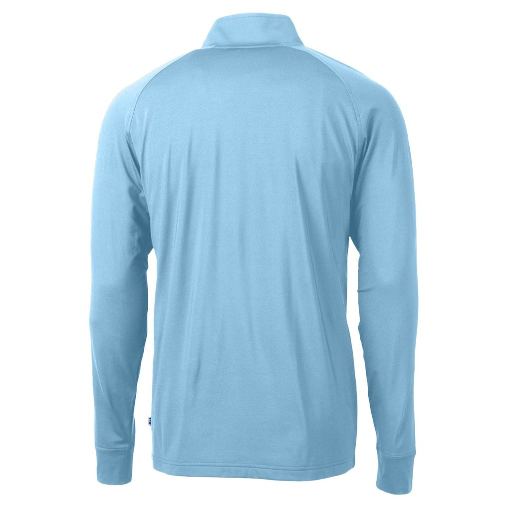 Indianapolis Colts Cutter & Buck Raglan Adapt Eco Knit Stretch Recycled Quarter-Zip Top - Powder Blue cheap