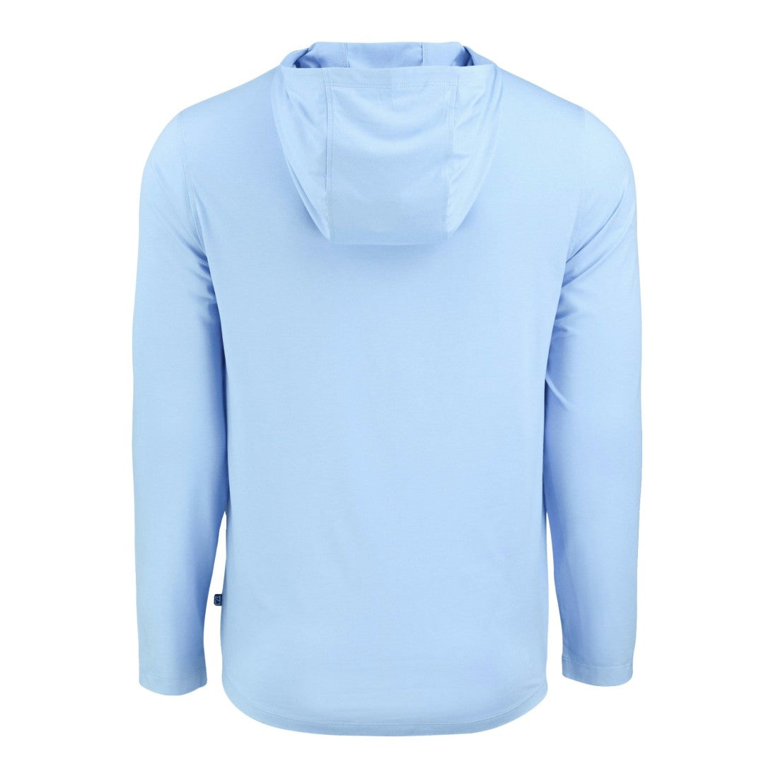 Denver Broncos Men's Cutter & Buck Coastline Epic Comfort Eco Recycled Men's Hooded Shirt - Powder Blue sale