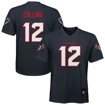 Nico Collins Houston Texans Youth Replica Player Jersey - Navy on sale