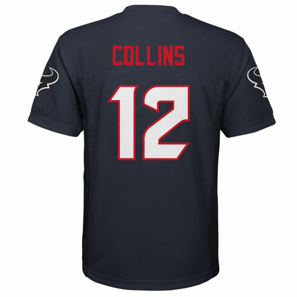 Nico Collins Houston Texans Youth Replica Player Jersey - Navy on sale