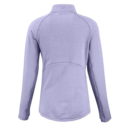 Kansas City Chiefs Cutter & Buck Women's Peshastin Eco Fleece Recycled Half-Zip Top - Purple online