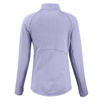 Green Bay Packers Cutter & Buck Women's Peshastin Eco Fleece Recycled Half-Zip Top - Purple cheap