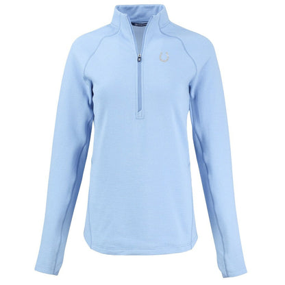 Indianapolis Colts Cutter & Buck Women's Peshastin Eco Fleece Recycled Half-Zip Top - Powder Blue cheap