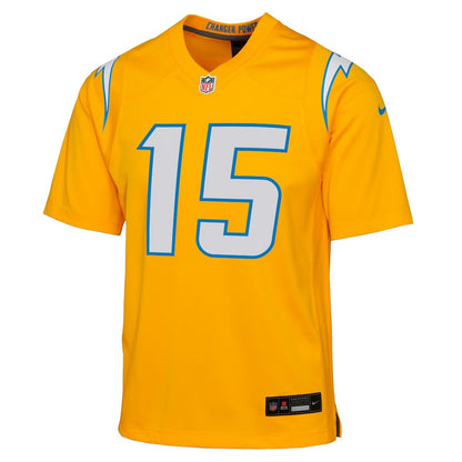 Ladd McConkey Los Angeles Chargers Youth Alternate Charger Power Game Player Jersey - Gold | Nike online