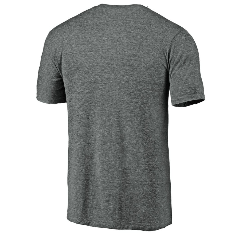 Toronto Blue Jays Weathered Official Logo Tri-Blend T-Shirt - Heather Gray