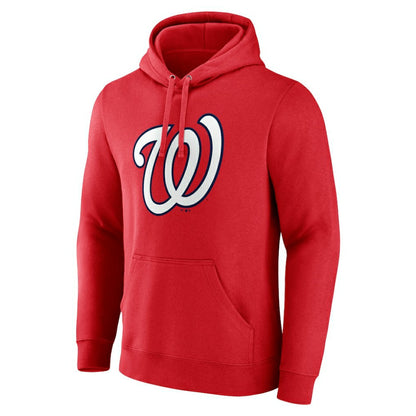 Washington Nationals Official Logo Pullover Hoodie - Red
