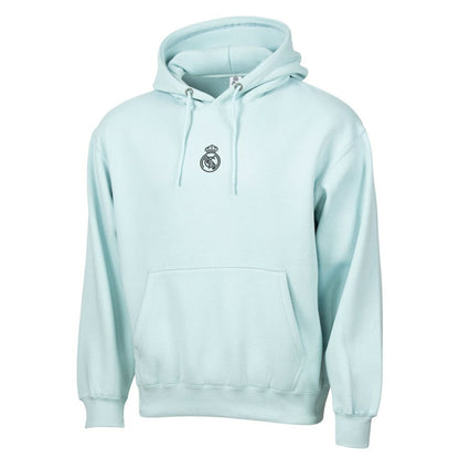 Real Madrid Sport Design Sweden Streetwear Relaxed Pullover Hoodie - Light Blue online