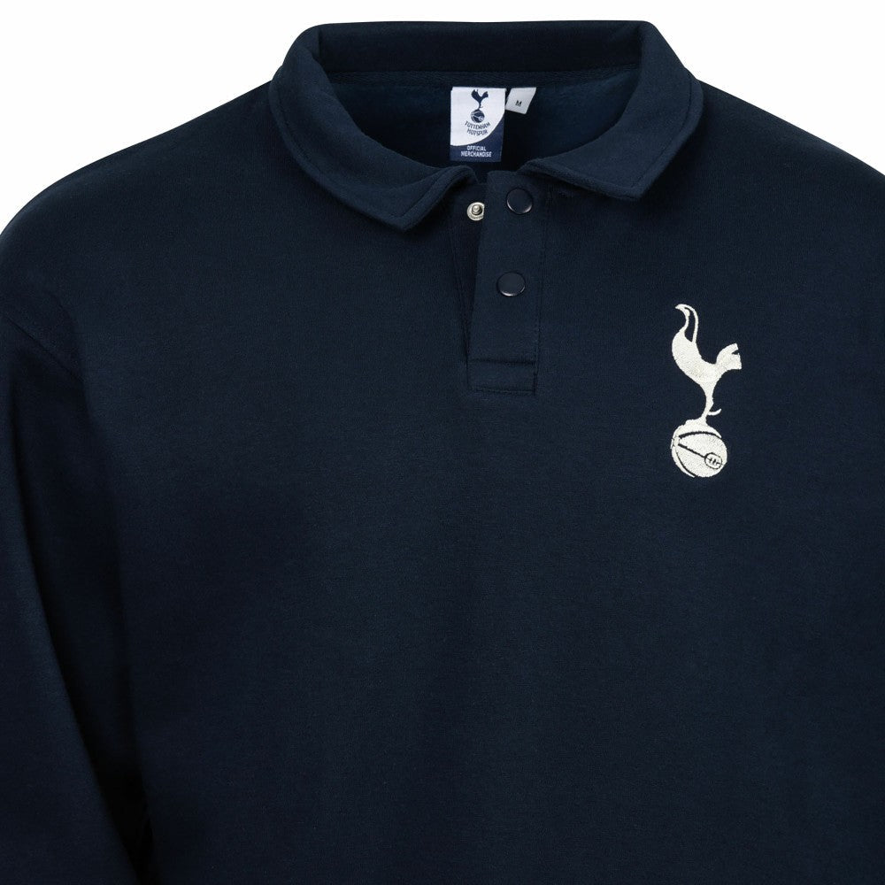 Tottenham Hotspur Sport Design Sweden Retro Relaxed Fleece Sweatshirt - Navy discount