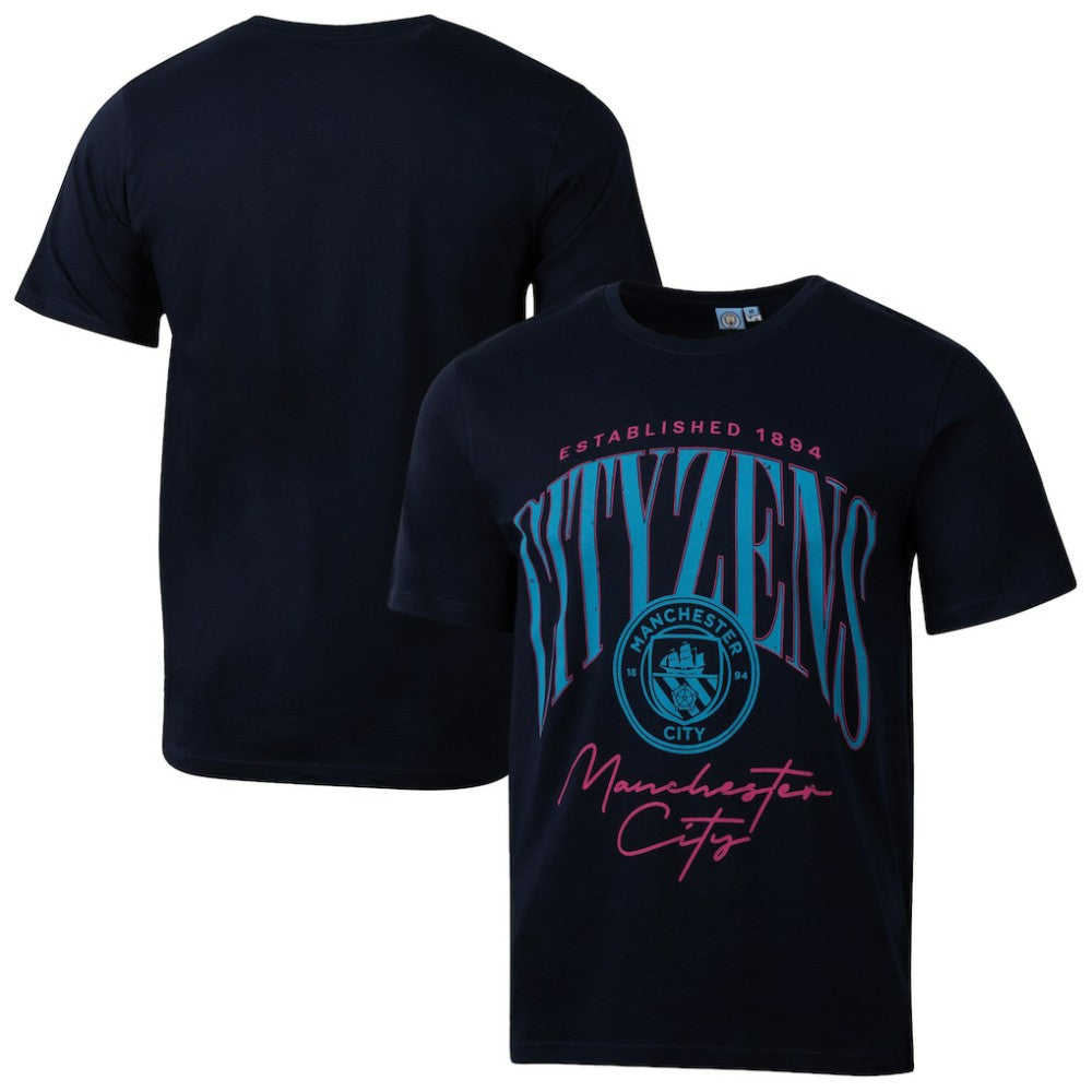 Manchester City Sport Design Sweden Hometown Hero Graphic T-Shirt - Navy outlet